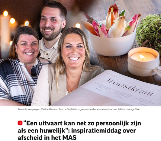 Een uitvaart kan net zo persoonlijk zijn als een huwelijk