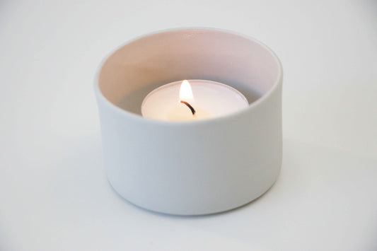 linnen koesterdoos s 'geleefd, geliefd' met vier troostproducten