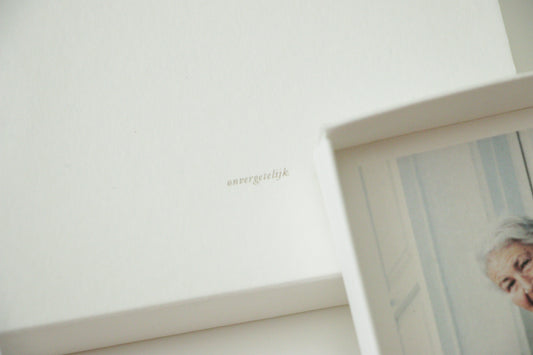 herdenkingsdoosje onvergetelijk