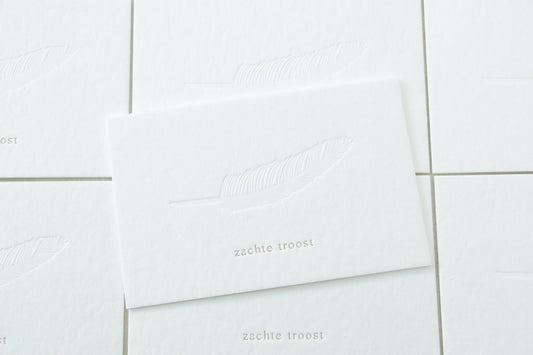 troostkaart 'zachte troost'