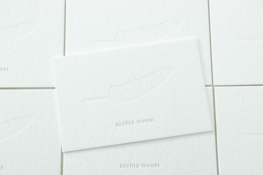 troostkaart 'zachte troost'