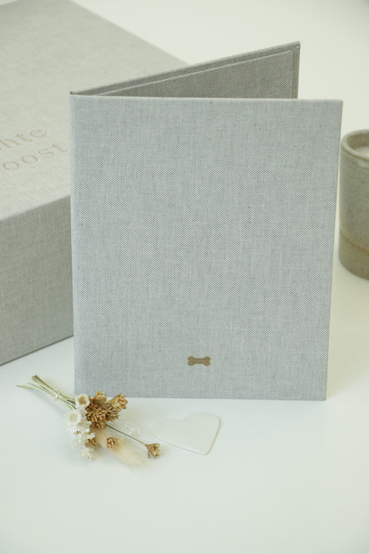 fotomapje linnen hond